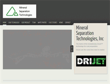 Tablet Screenshot of mineralseparationtechnologies.com